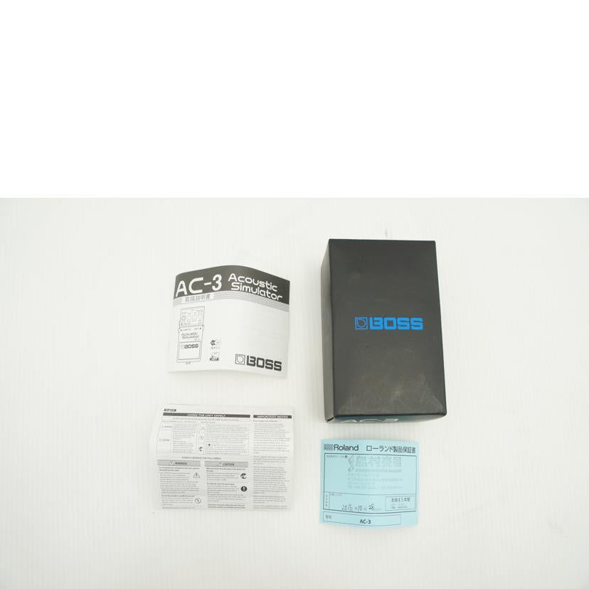 BOSS ボス/アコースティックシミュレーター/AC-3//ABランク/75