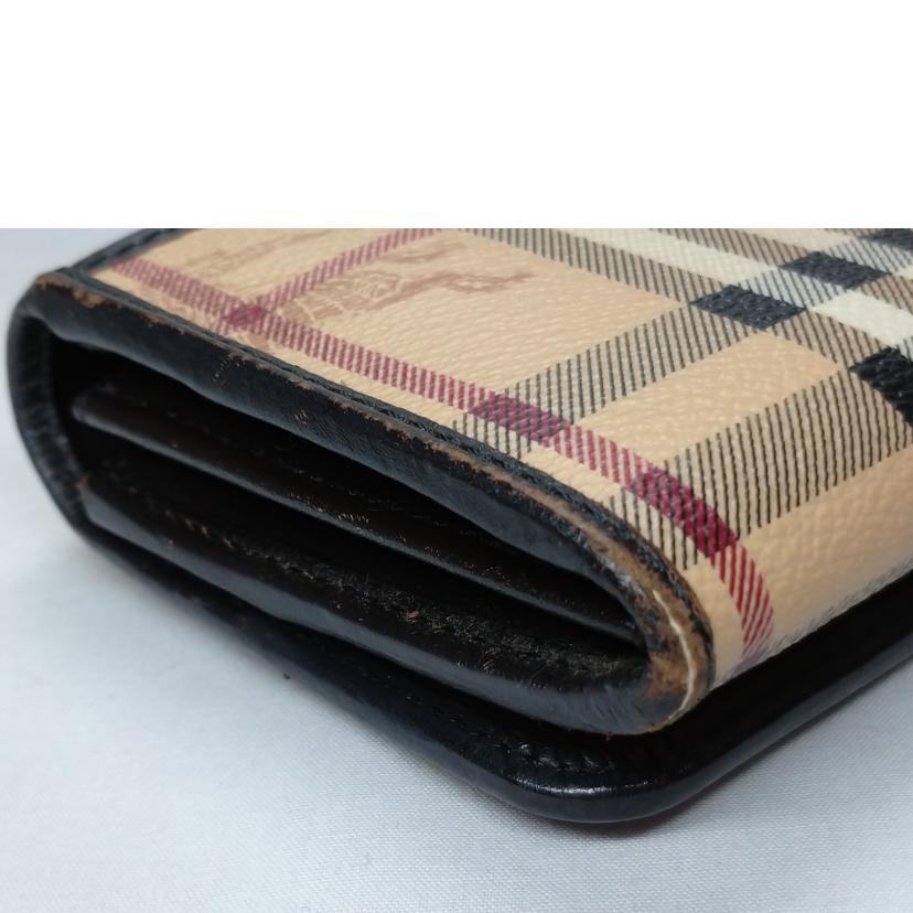 BURBERRY バーバリー/ノバチェック 二つ折り長財布//Bランク/52