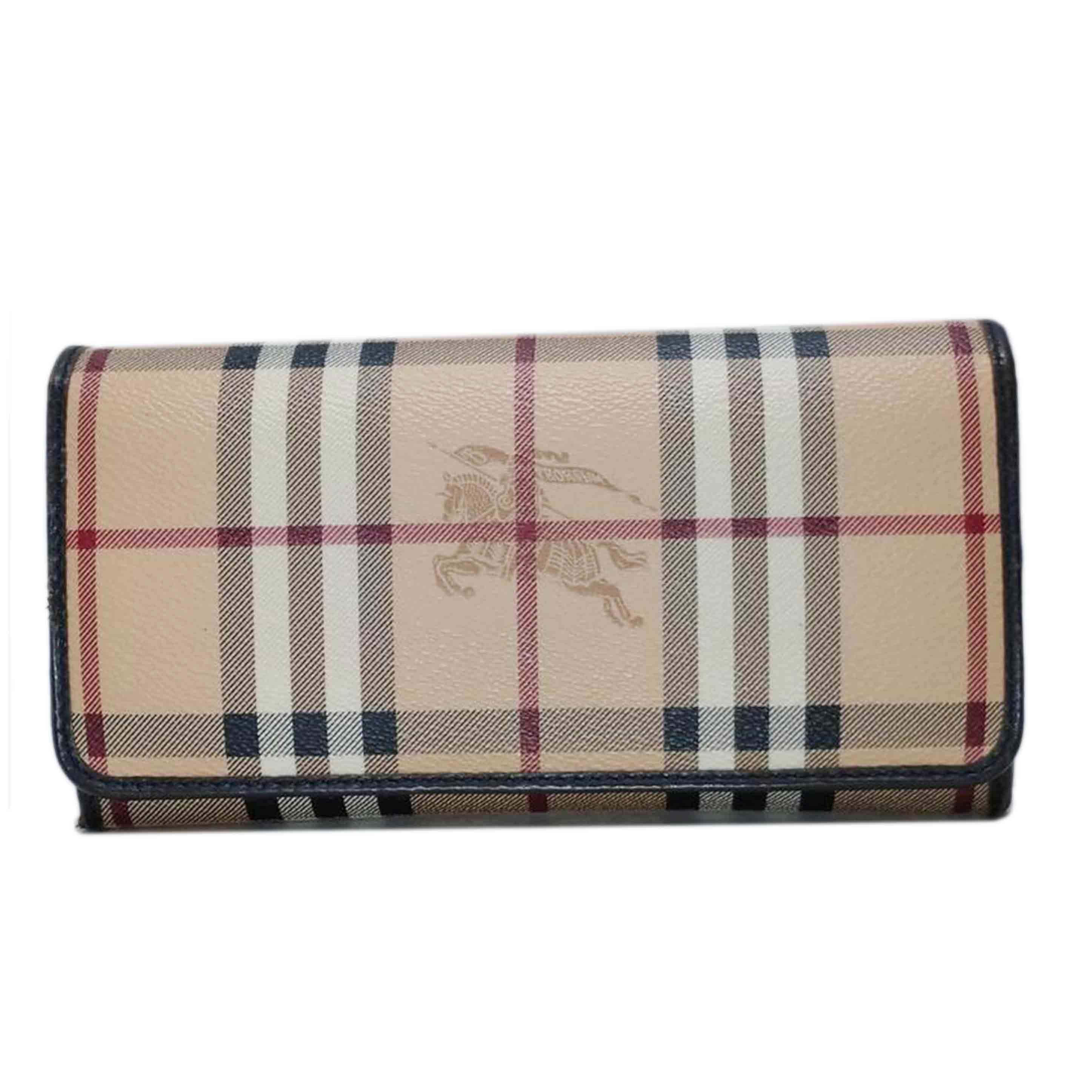 BURBERRY バーバリー/ノバチェック 二つ折り長財布//Bランク/52