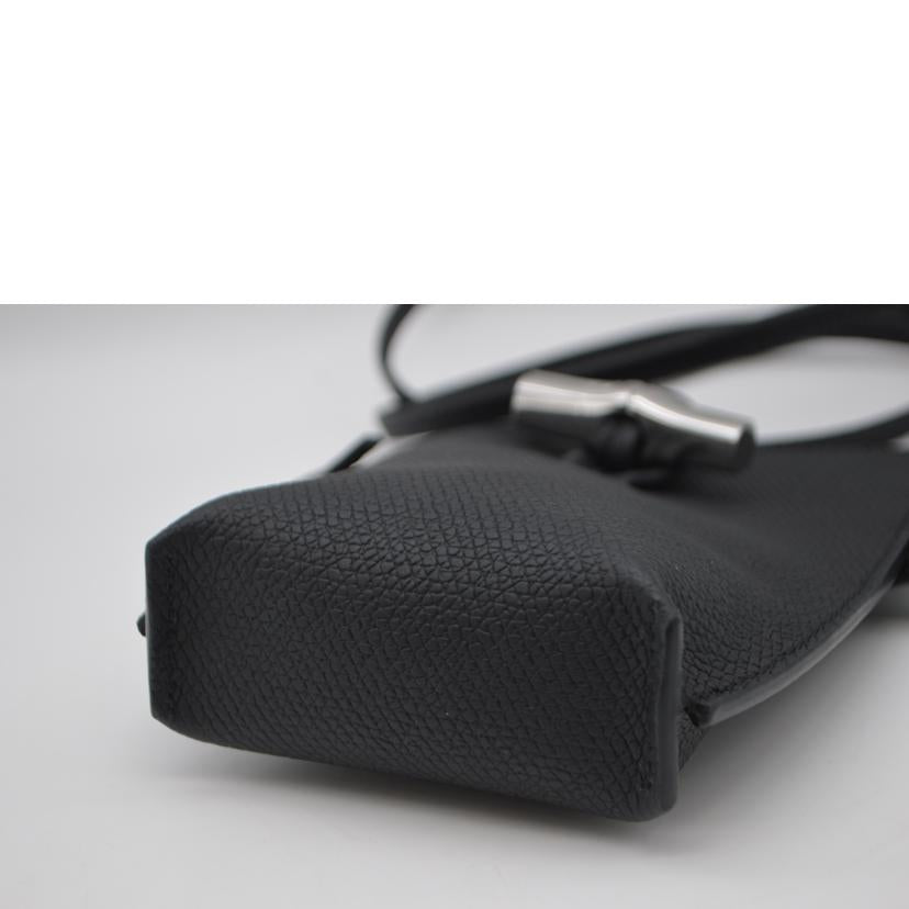 LONG CHAMP ロンシャン/ロゾフォンショルダーケース/ノワール/34180 HDN 001//Sランク/89