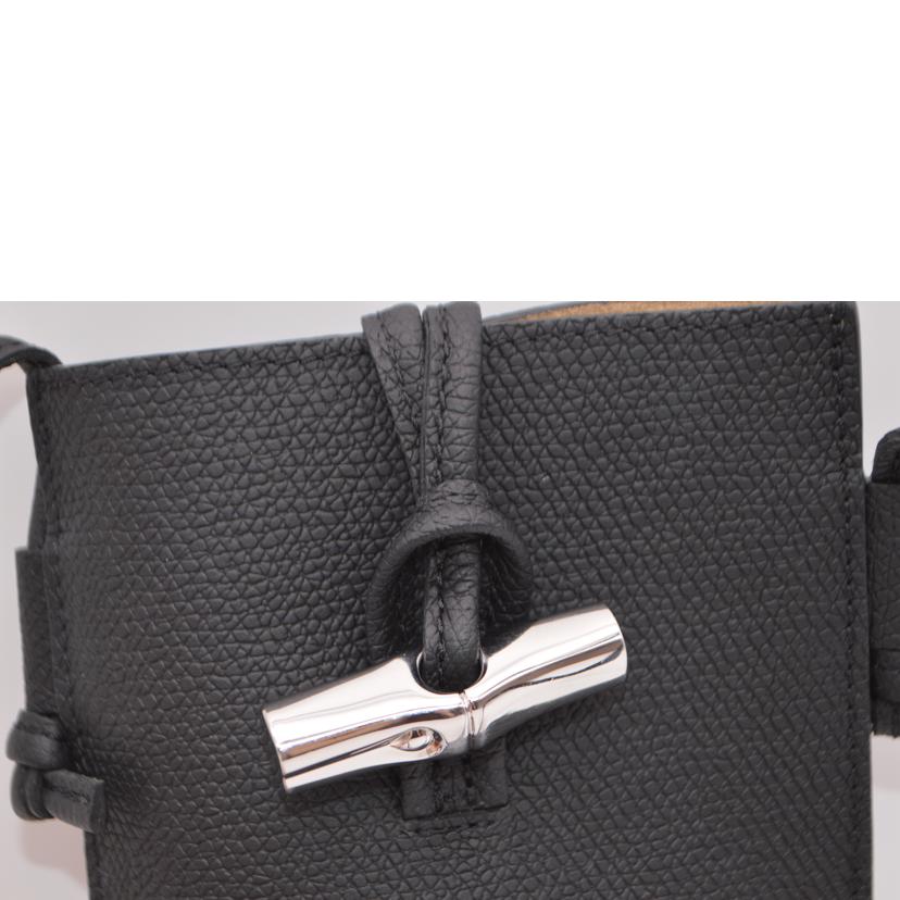 LONG CHAMP ロンシャン/ロゾフォンショルダーケース/ノワール/34180 HDN 001//Sランク/89