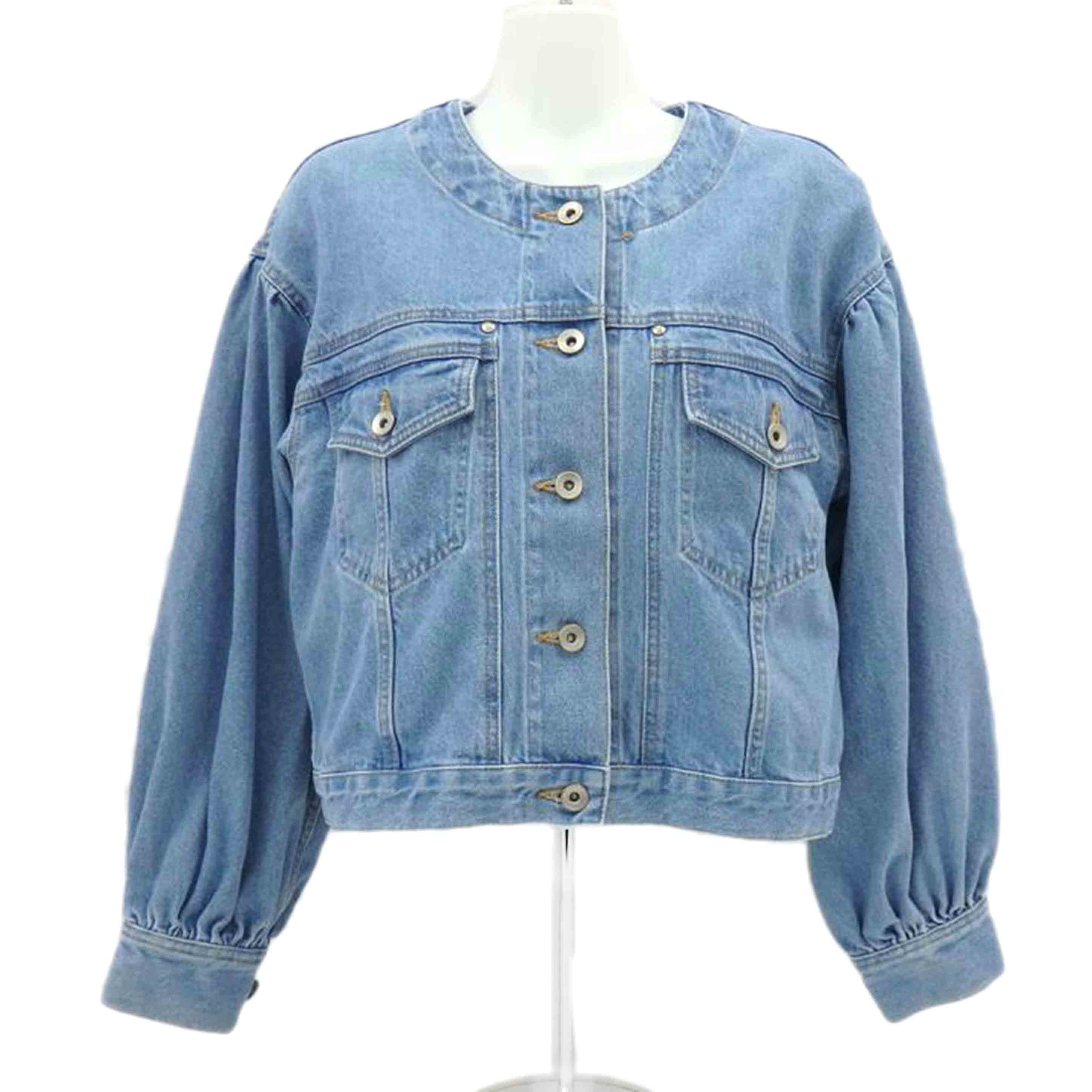 GRACE CONTINENTAL グレースコンチネンタル/ノーカラーデニムジャケット/01241-01109-00//ABランク/77