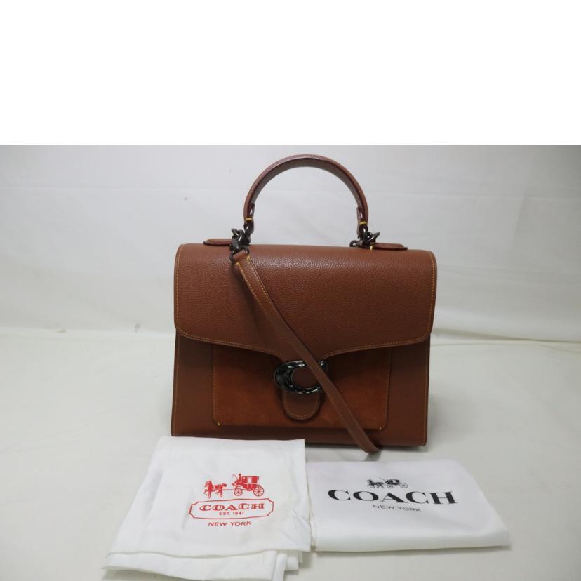 COACH/タビートップハンドル/2wayハンドバッグ/茶/79354//H19**/SAランク/84