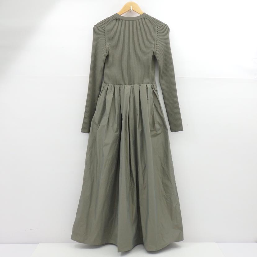 SALON adam et rope サロン アダムエロペ/リブVネックドッキングワンピース/SHE34560B-31914//Aランク/77