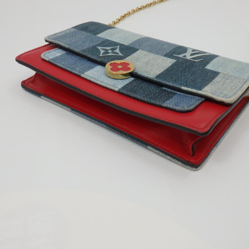 LV ルイ・ヴィトン/ポルトフォイユ・フロール/モノグラム・デニム/M69036//SP0***/ABランク/77