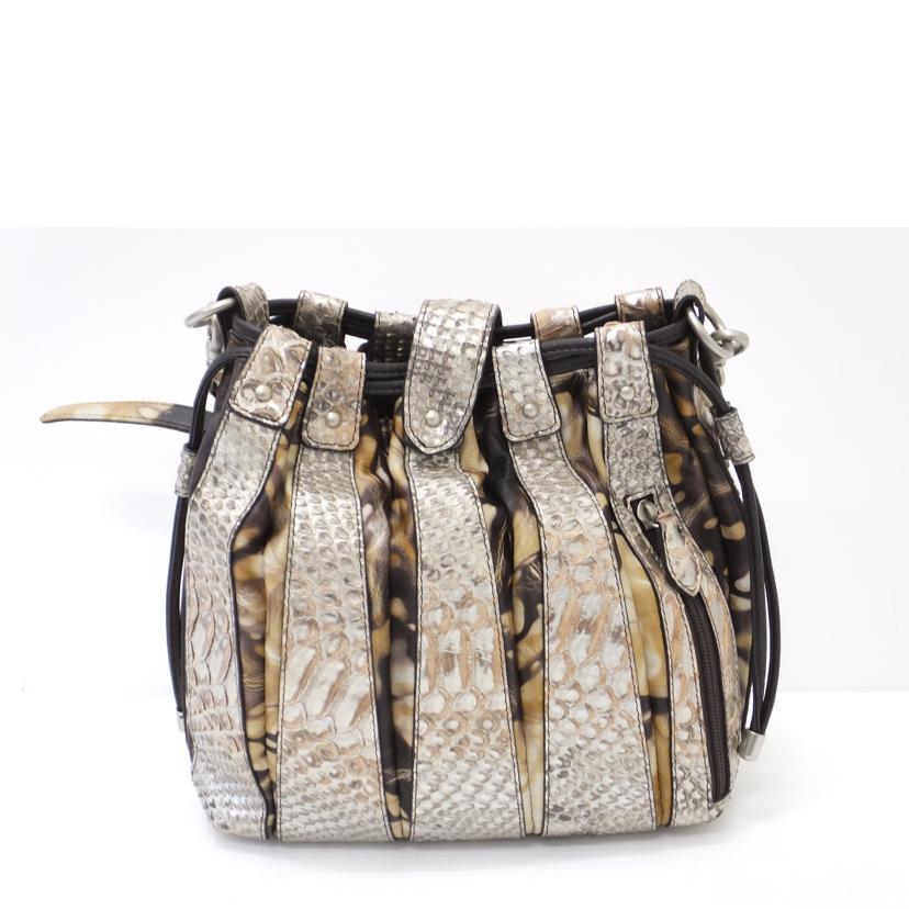 JRA ジェーアールエー/パイソンショルダーバッグ//Aランク/88