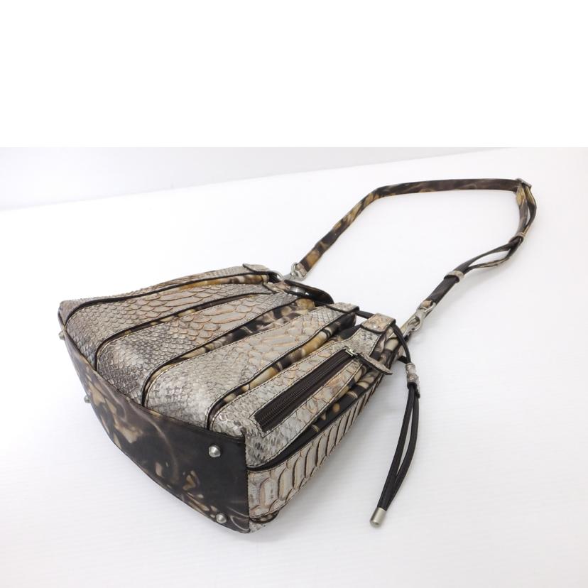 JRA ジェーアールエー/パイソンショルダーバッグ//Aランク/88