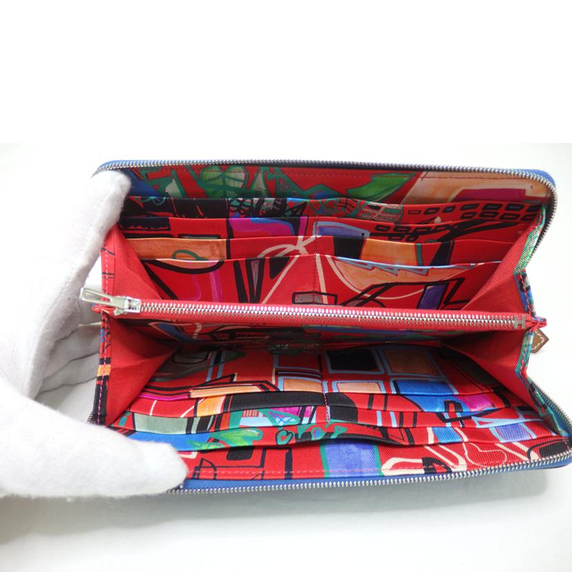 HERMES エルメス/アザップシルクインロング/エプソン/青系//K S********/Aランク/84