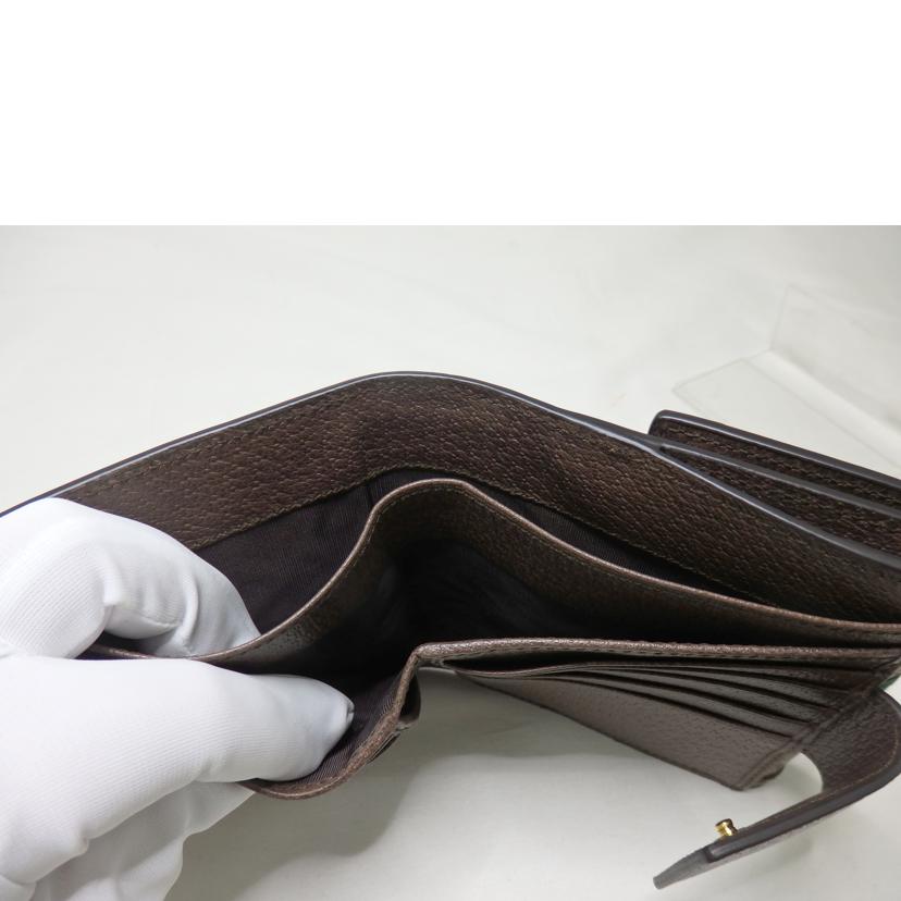GUCCI グッチ/オフディア/GGフレンチフラップウォレット/523173//214*/Aランク/84