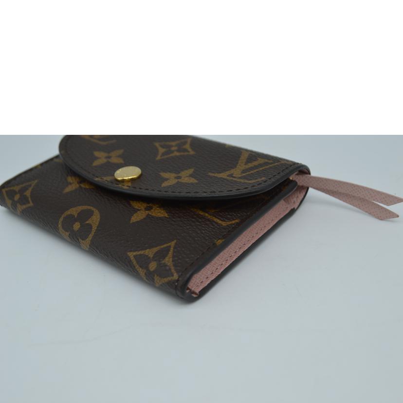 LV ルイヴィトン/ポルトモネ・ロザリ/モノグラム/ローズ・バレリーヌ/M62361//RFI****/Aランク/89