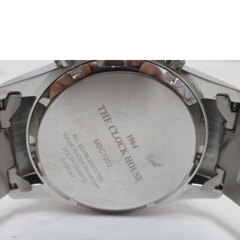 THE CLOCK HOUSE/メンズウォッチ/クロノ/ソーラー/MBC1003//Aランク/63