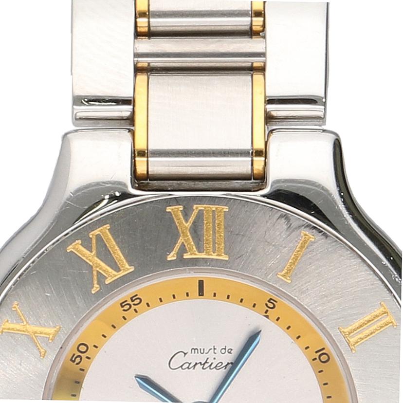 Cartier カルティエ/must de cartier 21 ヴァンティアン/1340//PL2*****/ABランク/91