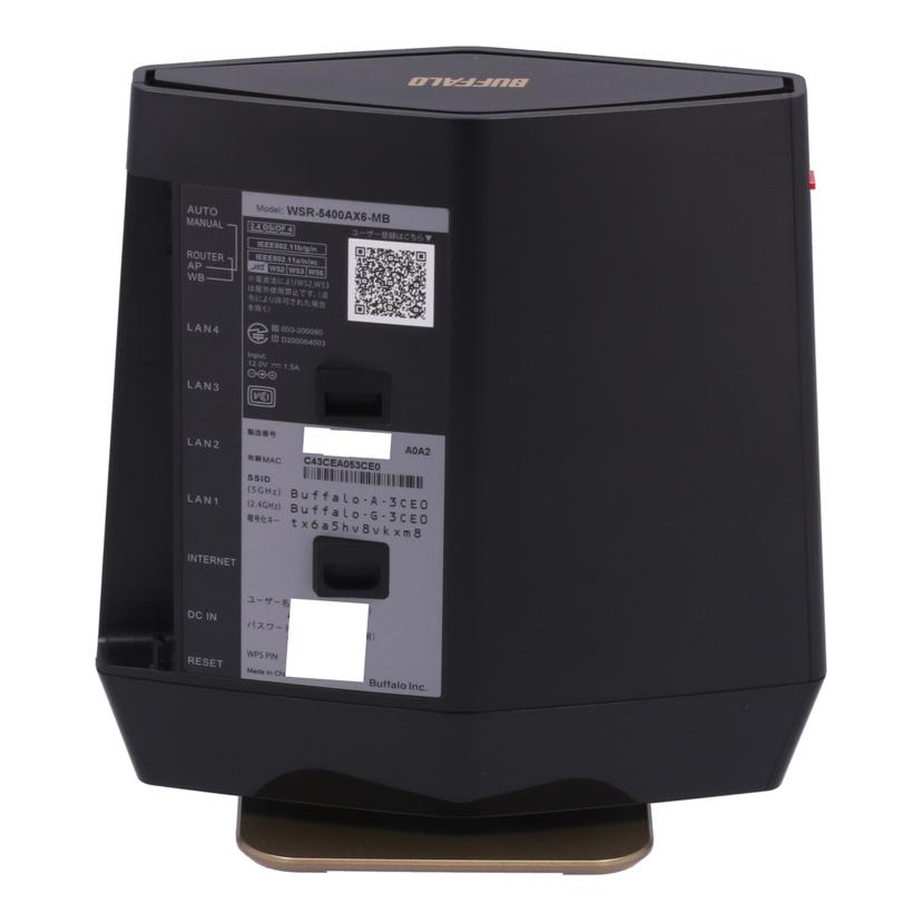 BUFFALO バッファロー /無線LANルーター/WSR-5400AX6//20555910159774/Bランク/81