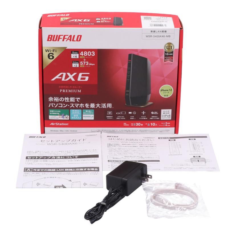BUFFALO バッファロー /無線LANルーター/WSR-5400AX6//20555910159774/Bランク/81
