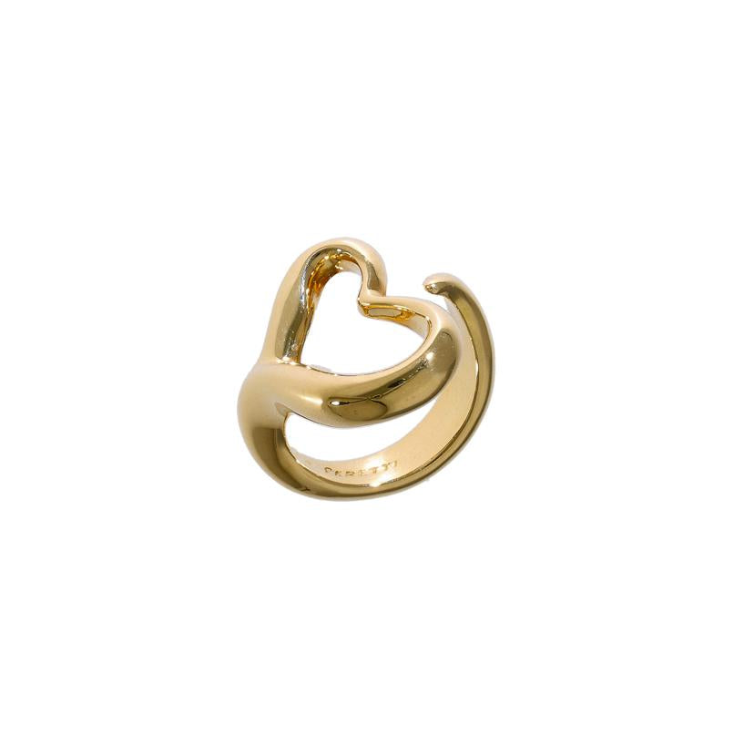 TIFFANY&Co ティファニー/TIFFANY/18Kオープンハートリング#8/10.4//Aランク/75