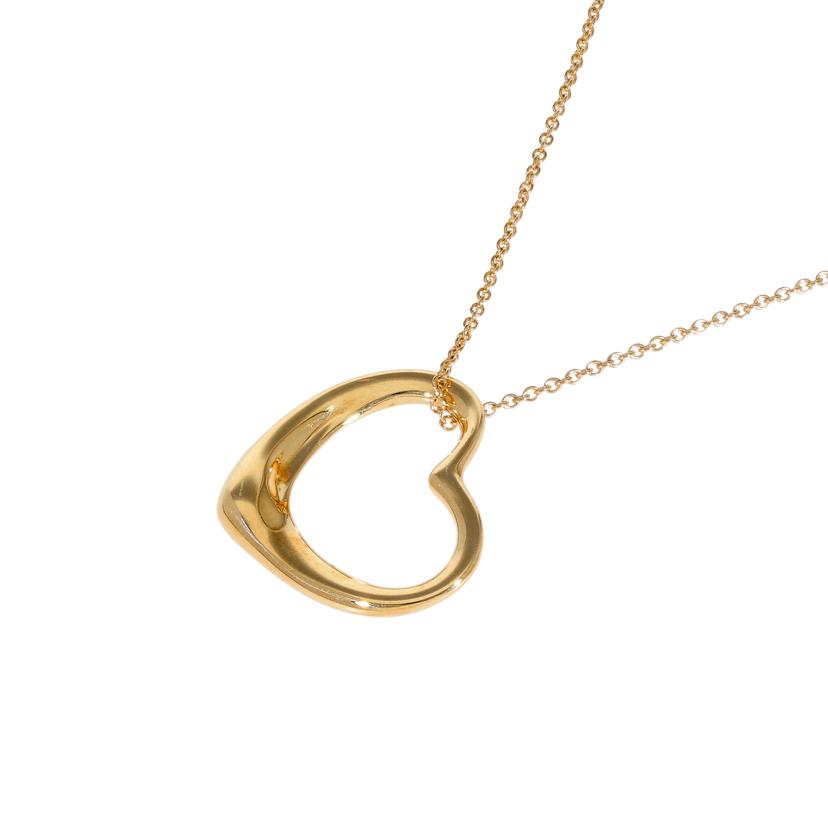 TIFFANY&Co ティファニー/TIFFANY/750YGオープンハートネックレス/6.0//Aランク/75