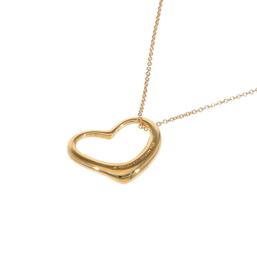 TIFFANY&Co ティファニー/TIFFANY/750YGオープンハートネックレス/6.0//Aランク/75
