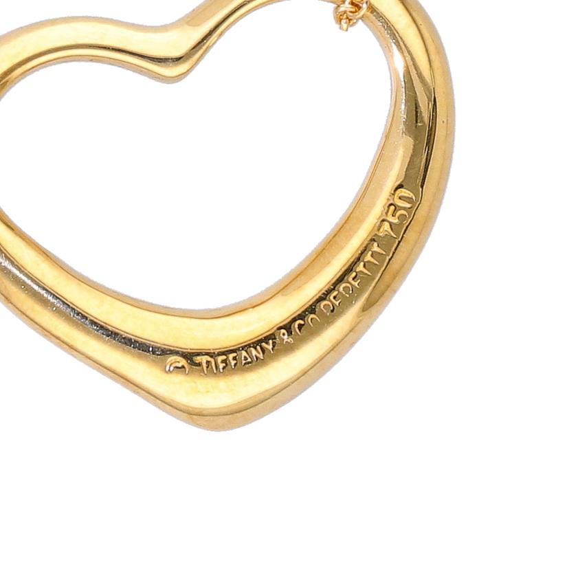 TIFFANY&Co ティファニー/TIFFANY/750YGオープンハートネックレス/6.0//Aランク/75