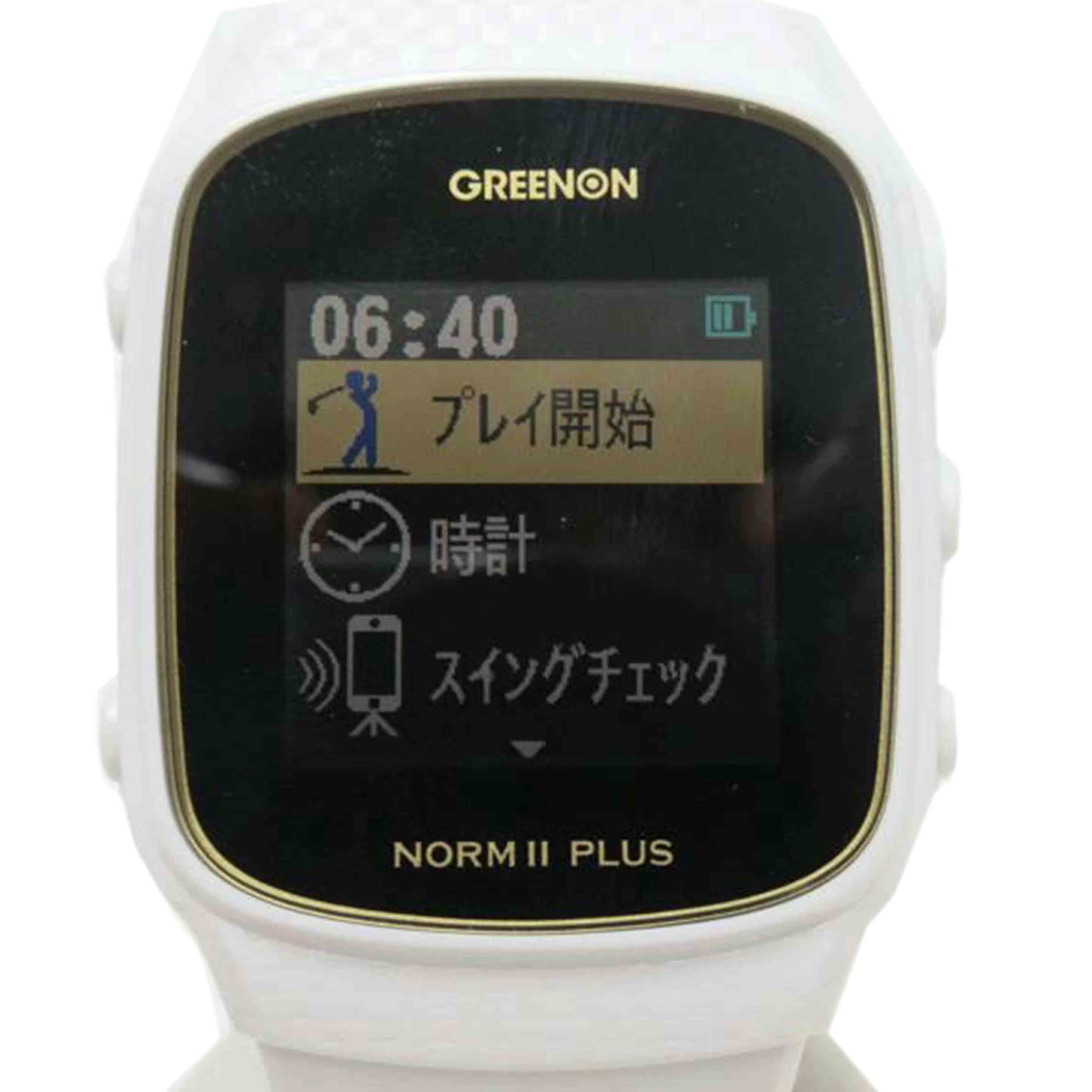 GREENON/THE GOLF WATCH/NORM Ⅱ PLUS/G020//G020W05125495/ABランク/63