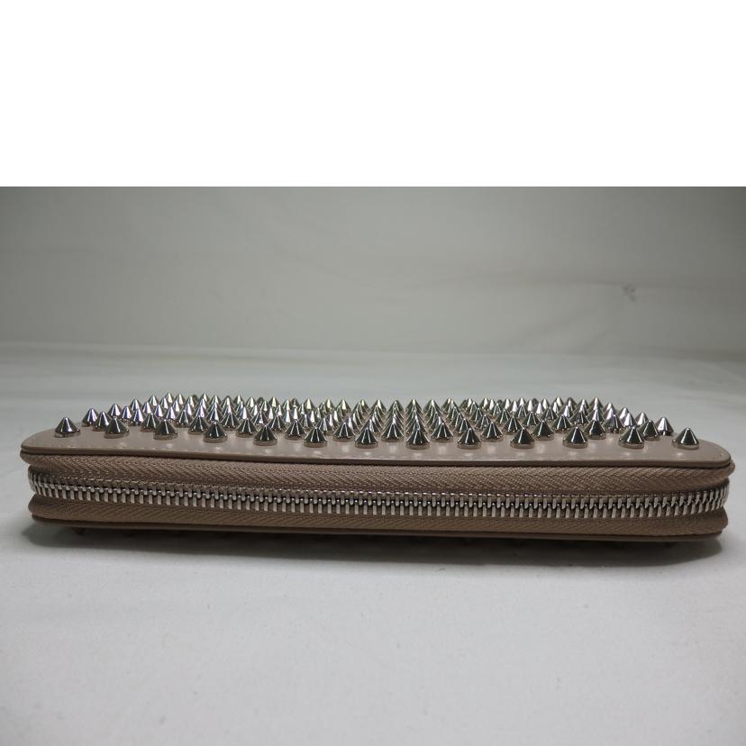 Christian Louboutin クリスチャン ルブタン/スパイクスタッズ/ラウンドファスナー長財布//Aランク/84