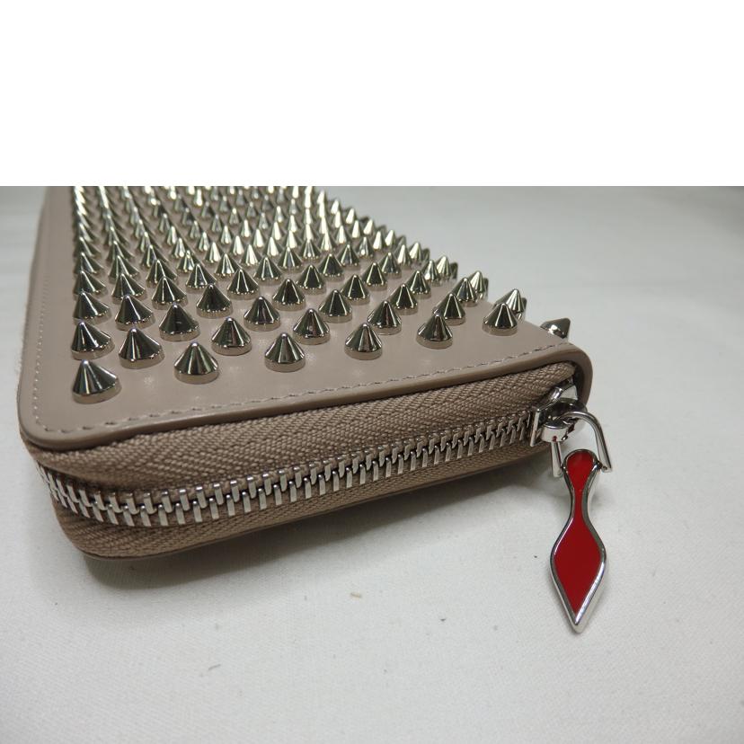 Christian Louboutin クリスチャン ルブタン/スパイクスタッズ/ラウンドファスナー長財布//Aランク/84