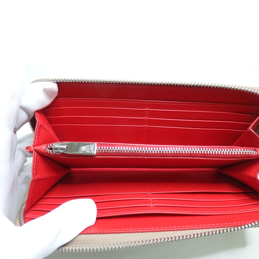 Christian Louboutin クリスチャン ルブタン/スパイクスタッズ/ラウンドファスナー長財布//Aランク/84