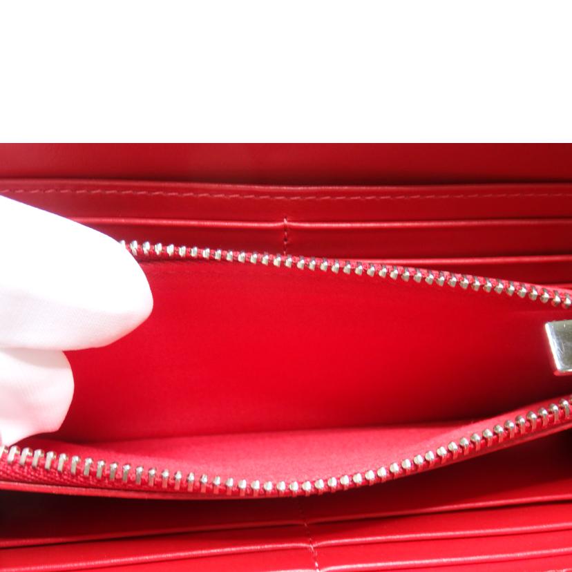 Christian Louboutin クリスチャン ルブタン/スパイクスタッズ/ラウンドファスナー長財布//Aランク/84