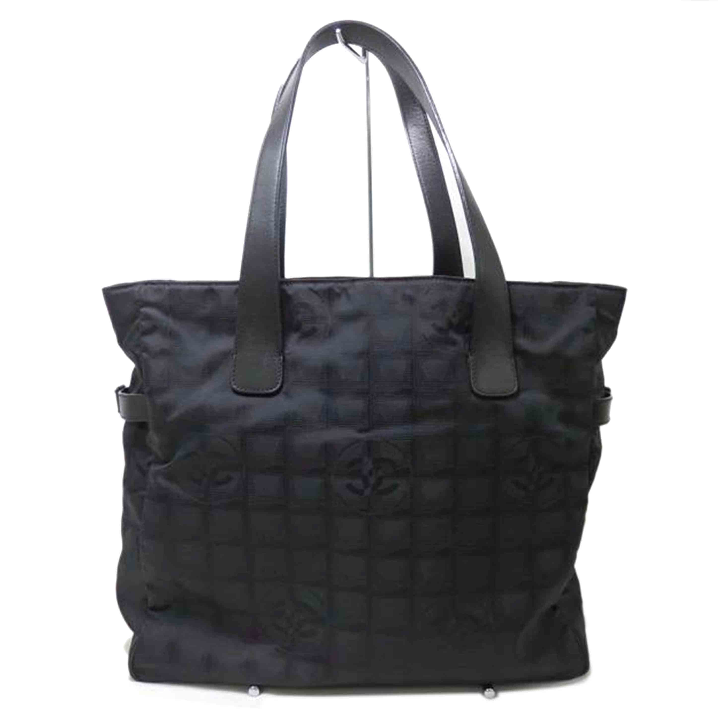 CHANEL シャネル/ニュートラベルライントートGM/黒/A15825//758****/Aランク/84