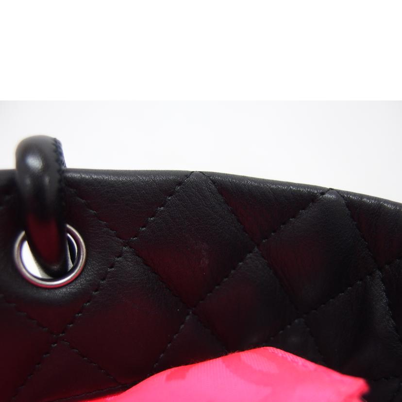 CHANEL シャネル/カンボンライントートバッグ/ブラック×ピンク/A25166//151*****/ABランク/04