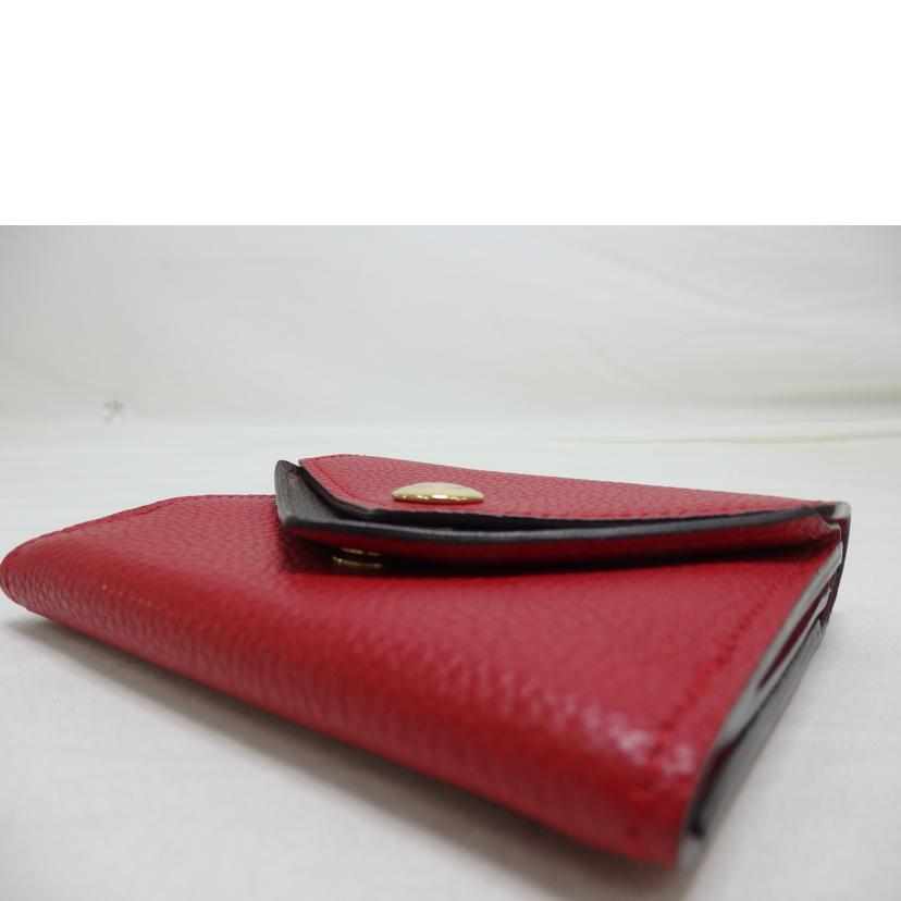 LV ルイヴィトン/ポルトフォイユ・ドゥブルV・コンパクト/モノグラム/ルビー/M64419//BA0***/ABランク/84