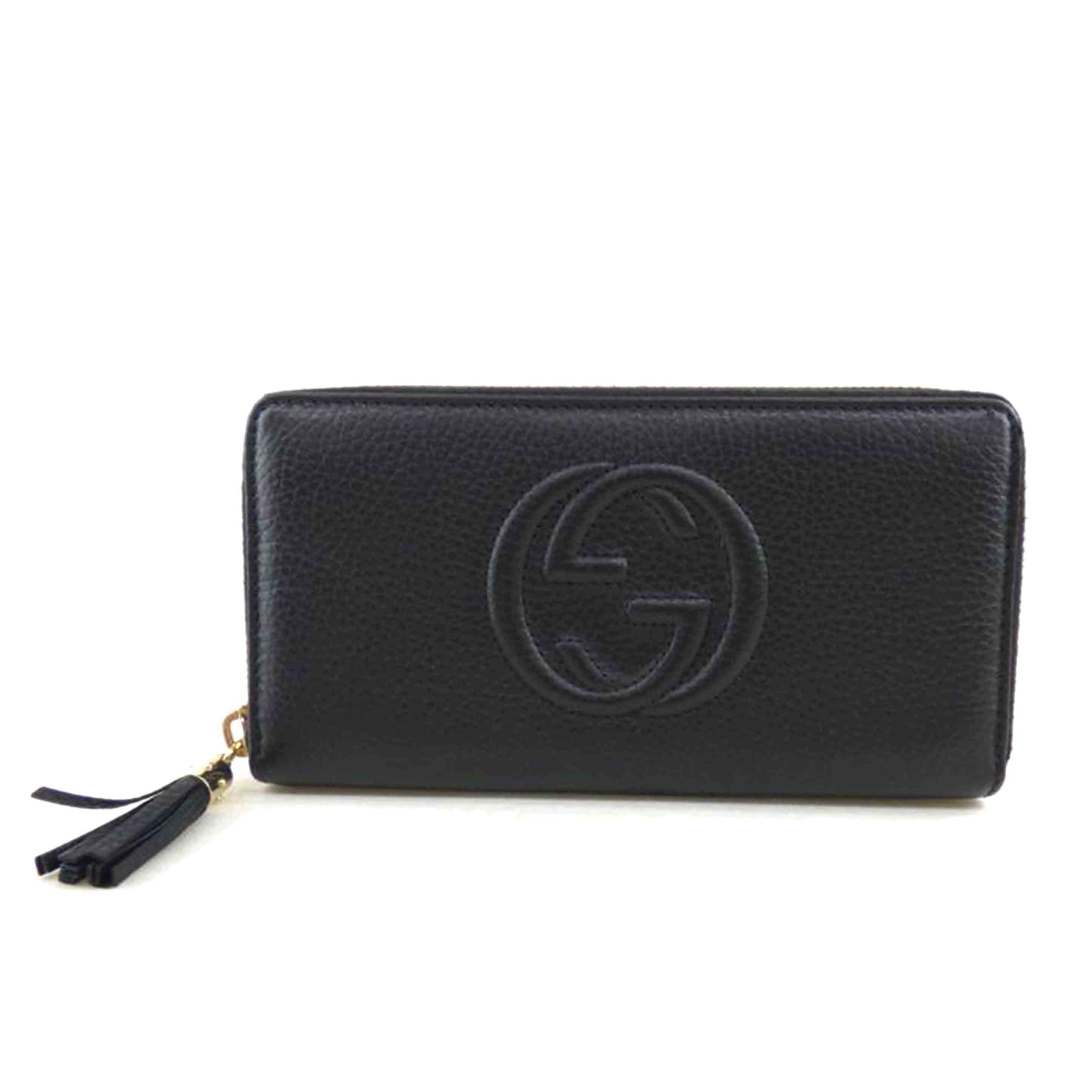 GUCCI グッチ/フリンジレザーラウンドファースナー長財布/598187//525***/Aランク/64