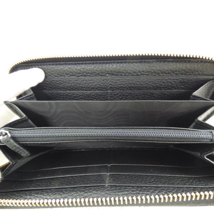 GUCCI グッチ/フリンジレザーラウンドファースナー長財布/598187//525***/Aランク/64
