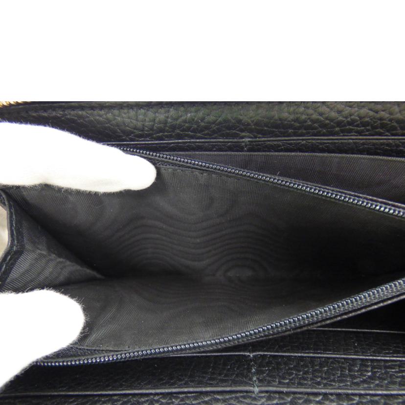 GUCCI グッチ/フリンジレザーラウンドファースナー長財布/598187//525***/Aランク/64