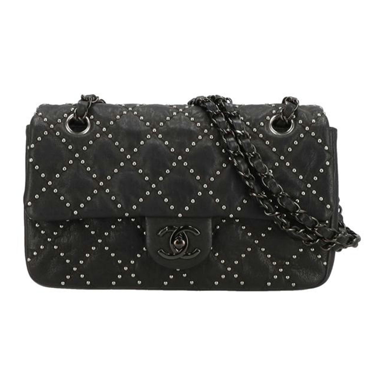 CHANEL シャネル/マトラッセスタッズフラップバッグ/A92430//199*****/Aランク/78