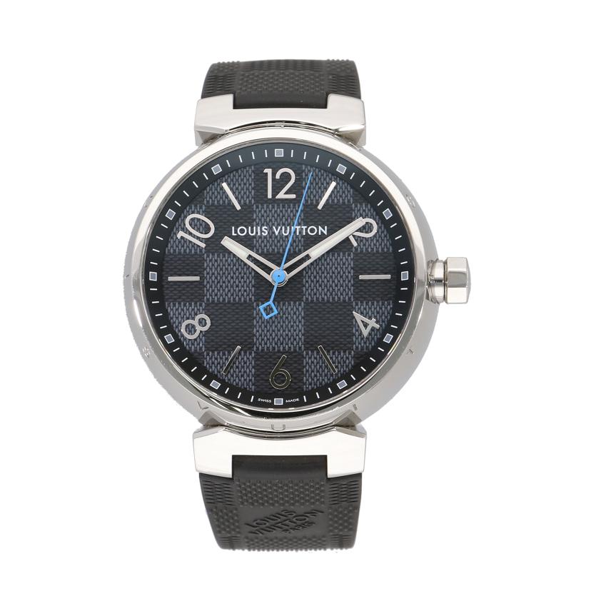 LV ルイ・ヴィトン/タンブールGM/ダミエ・グラフィット/クオーツ/QA073Z//UH4***/Aランク/77