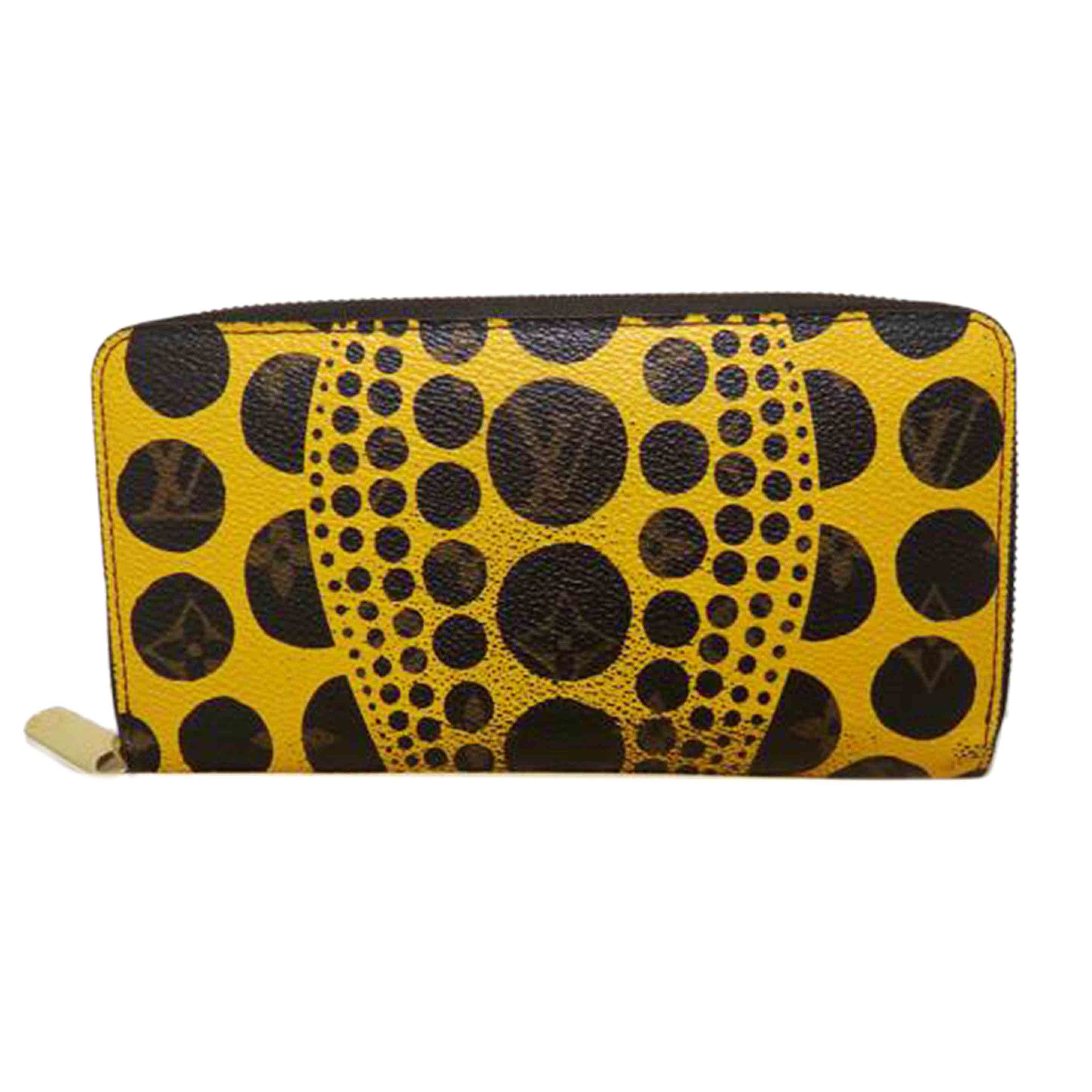 LV ルイヴィトン/ジッピー・ウォレット/草間彌生/モノグラム/パンプキンドット/M60449//CA1**/Bランク/84