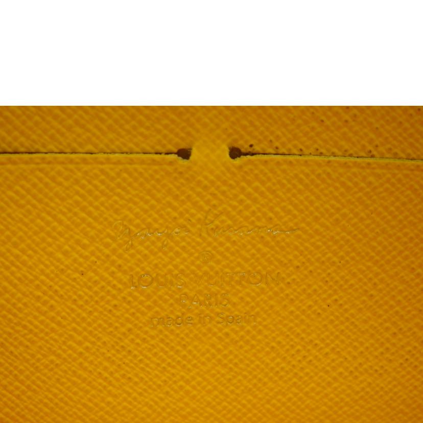LV ルイヴィトン/ジッピー・ウォレット/草間彌生/モノグラム/パンプキンドット/M60449//CA1**/Bランク/84