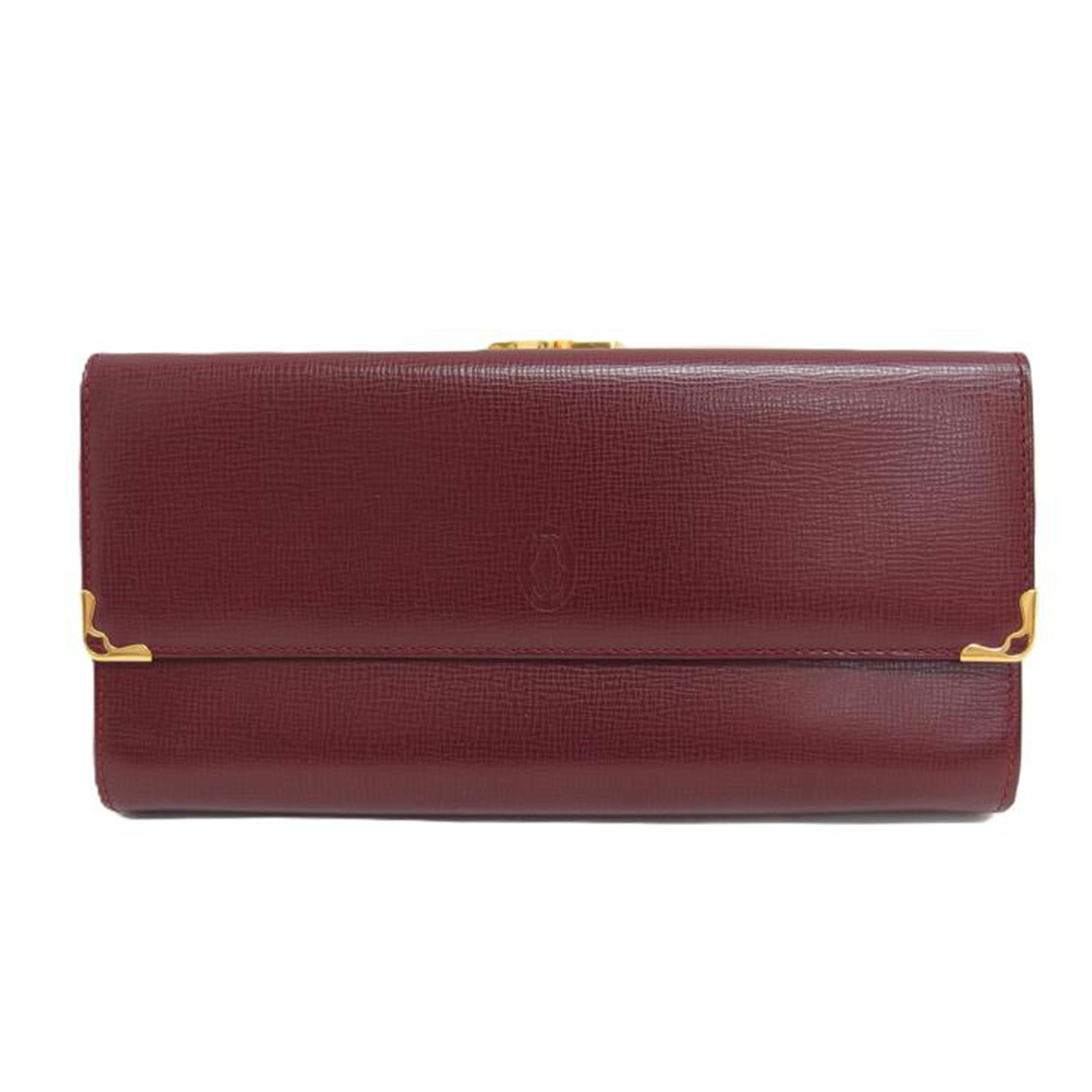 Cartier カルティエ/マストライン がま口長財布/ボルドー/L3000164//ABランク/04
