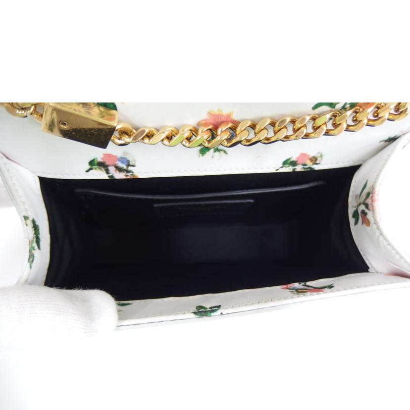 SAINT LAURENT サンローラン/花柄ロゴチェーンショルダー//ABランク/82