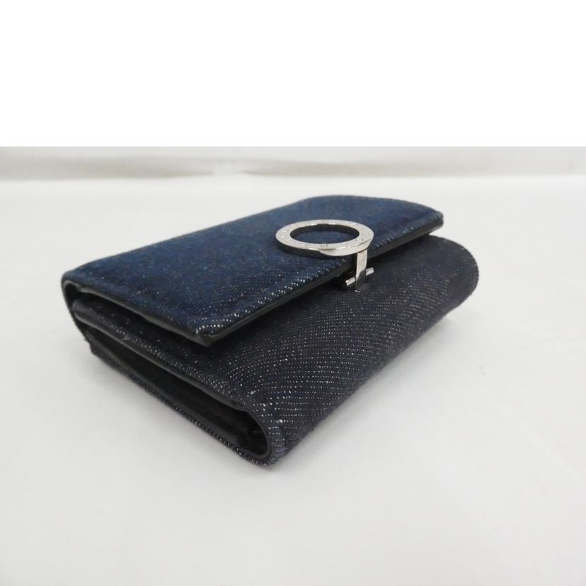 BVLGARI ブルガリ/ブルガリブルガリ/デニム/三つ折り財布//ABランク/82