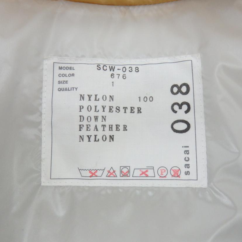 sacai サカイ/Puffer Vest ナイロンダウンベスト /scw038-676-1//Aランク/77