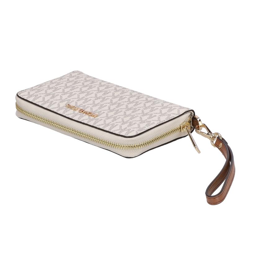 MICHAEL KORS マイケルコース/ラウンドファスナー 長財布ホワイト/35F8GTVW9B//Aランク/01