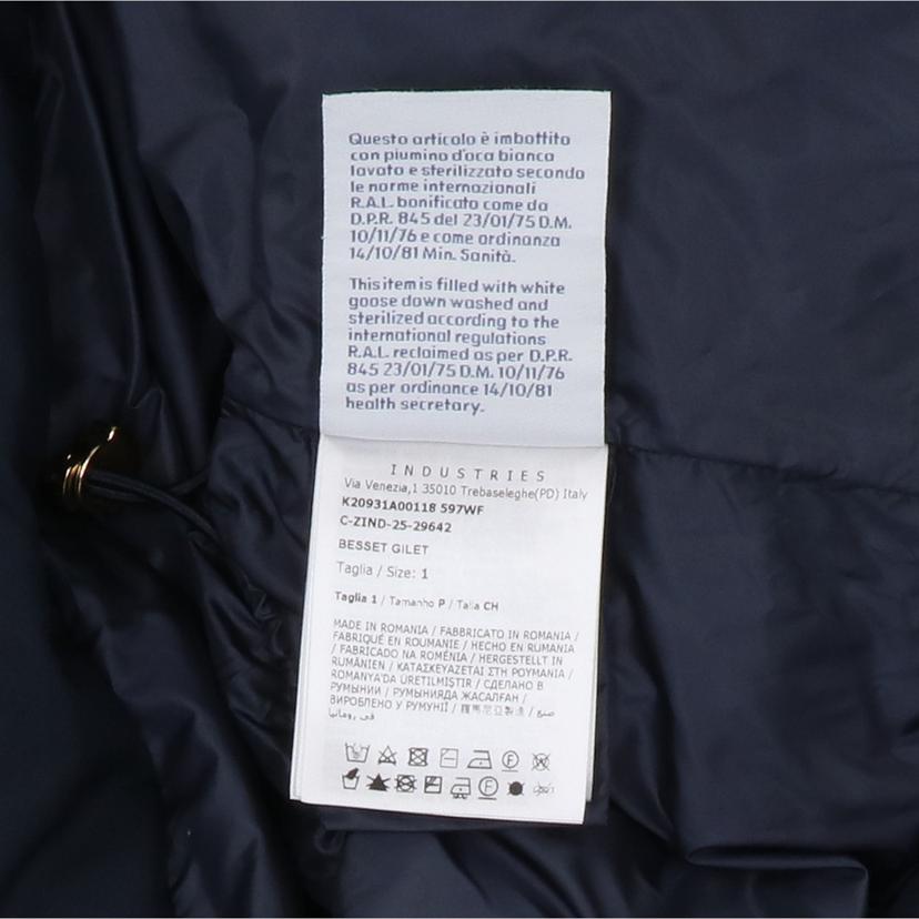 MONCLER モンクレール/BESSET ダウンベスト/K20931A00118//サイズ:1/Aランク/91