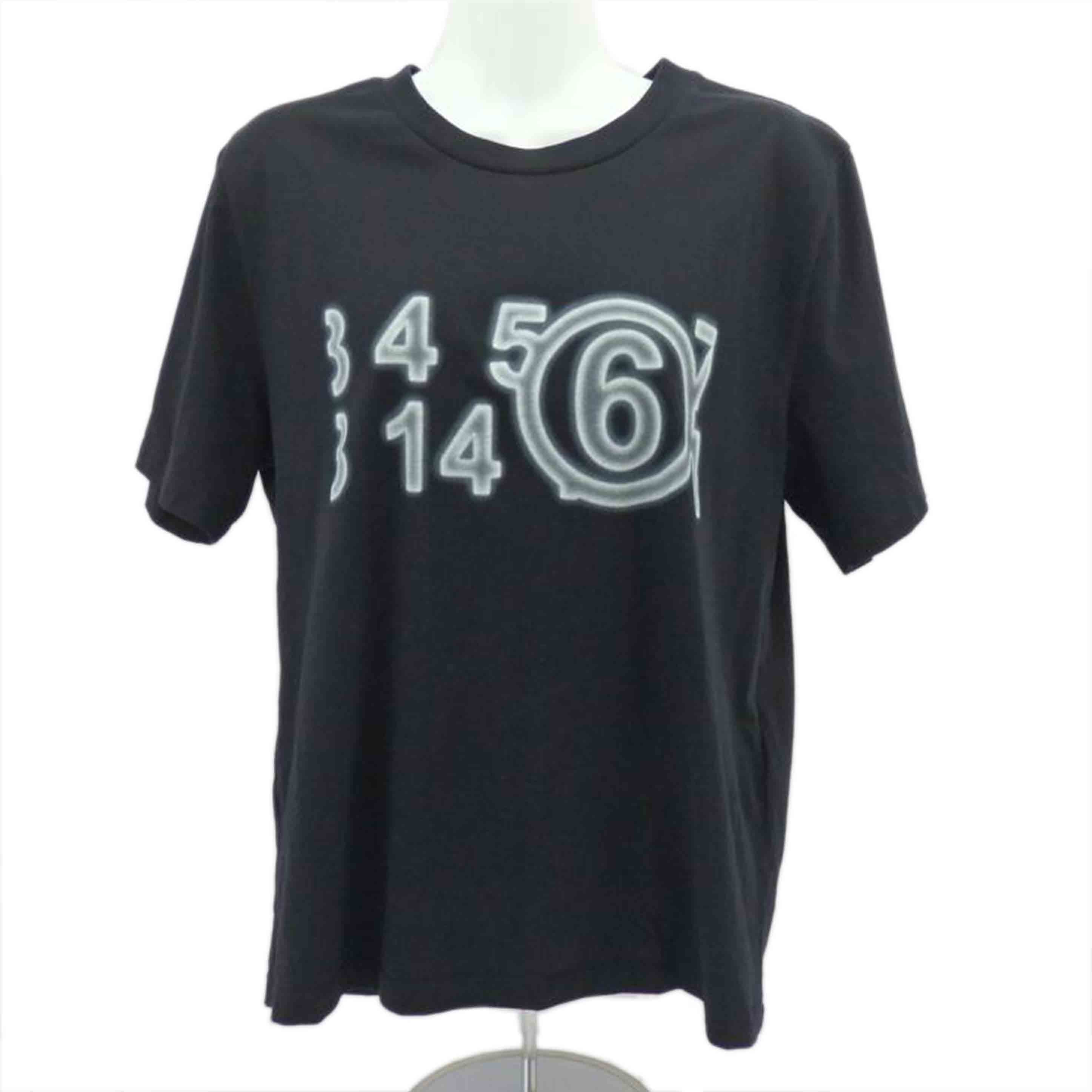 MM6 エムエムシックス/ズームロゴT オーバーサイズ クルーネックコットン /S52GC0277-S24312//ABランク/77