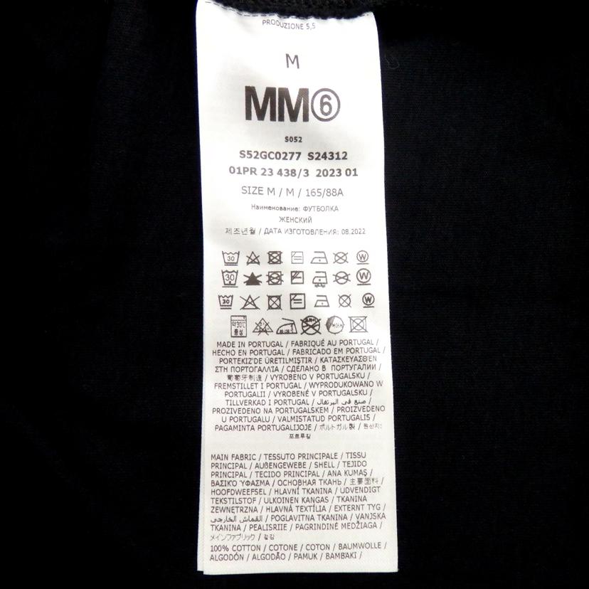 MM6 エムエムシックス/ズームロゴT オーバーサイズ クルーネックコットン /S52GC0277-S24312//ABランク/77