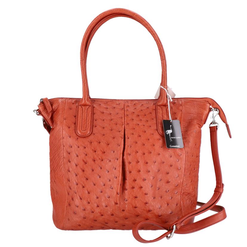 Genuine Leatherオーストリッチバッグ ジュニュイン レザーオーストリッチバッグ/Genuine Leatherオーストリッチバッグ//ABランク/75