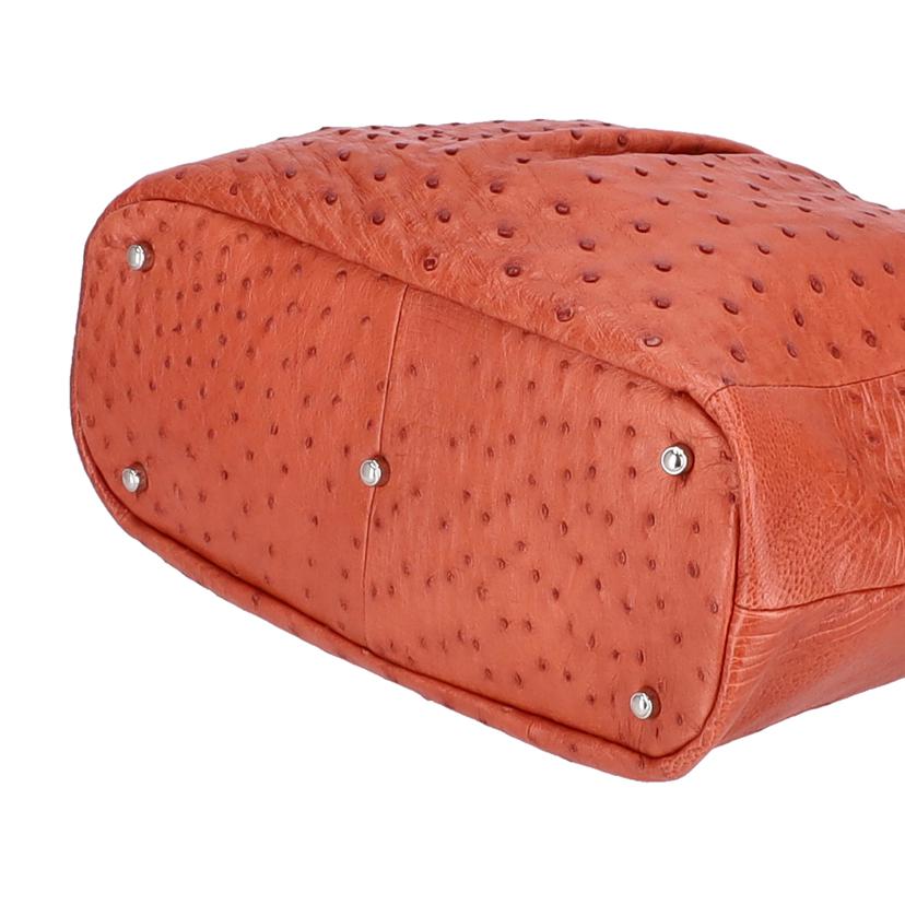 Genuine Leatherオーストリッチバッグ ジュニュイン レザーオーストリッチバッグ/Genuine Leatherオーストリッチバッグ//ABランク/75