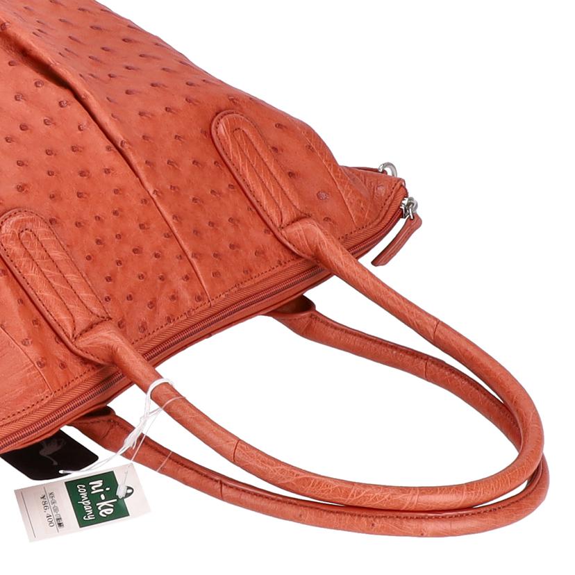 Genuine Leatherオーストリッチバッグ ジュニュイン レザーオーストリッチバッグ/Genuine Leatherオーストリッチバッグ//ABランク/75