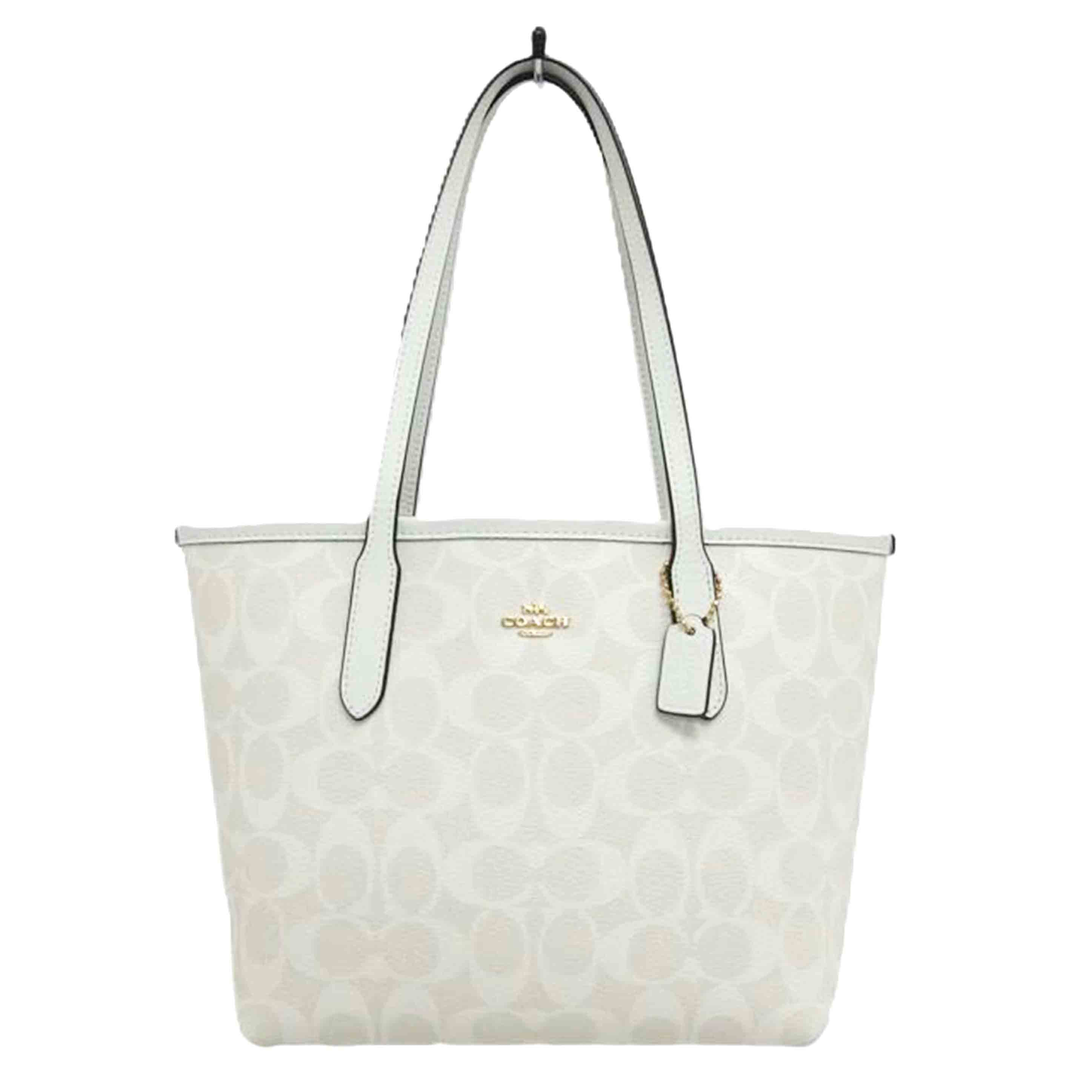 COACH コーチ/シグネチャーミニシティトート/ホワイト/CN733//M23**/ABランク/04