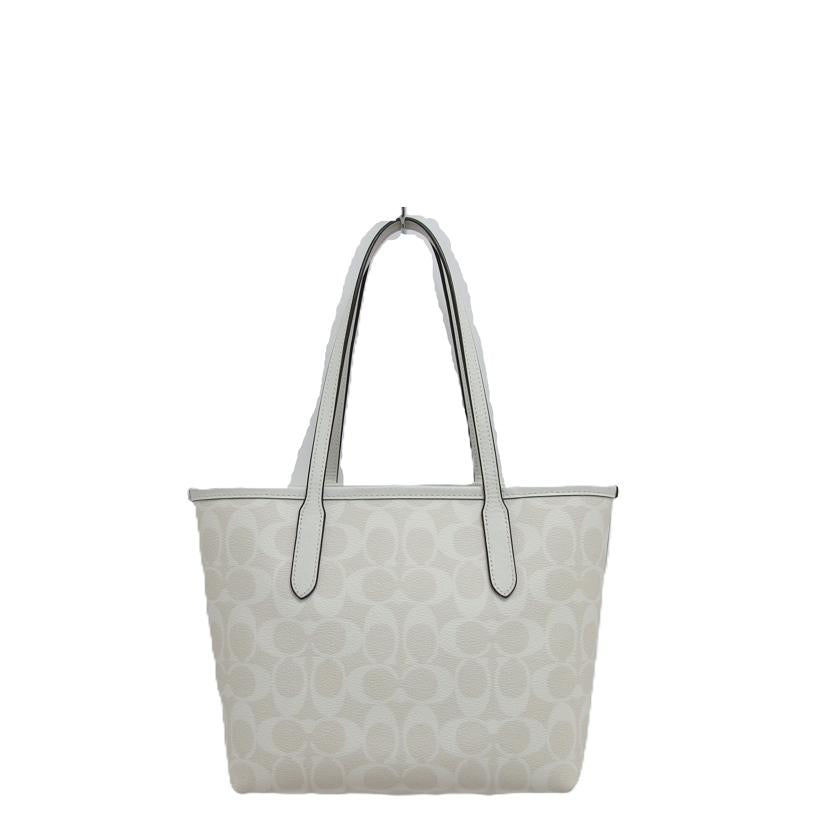 COACH コーチ/シグネチャーミニシティトート/ホワイト/CN733//M23**/ABランク/04